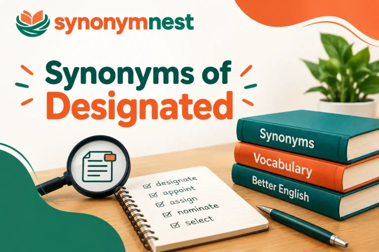 Synonyms of designated – useful alternatives and related words