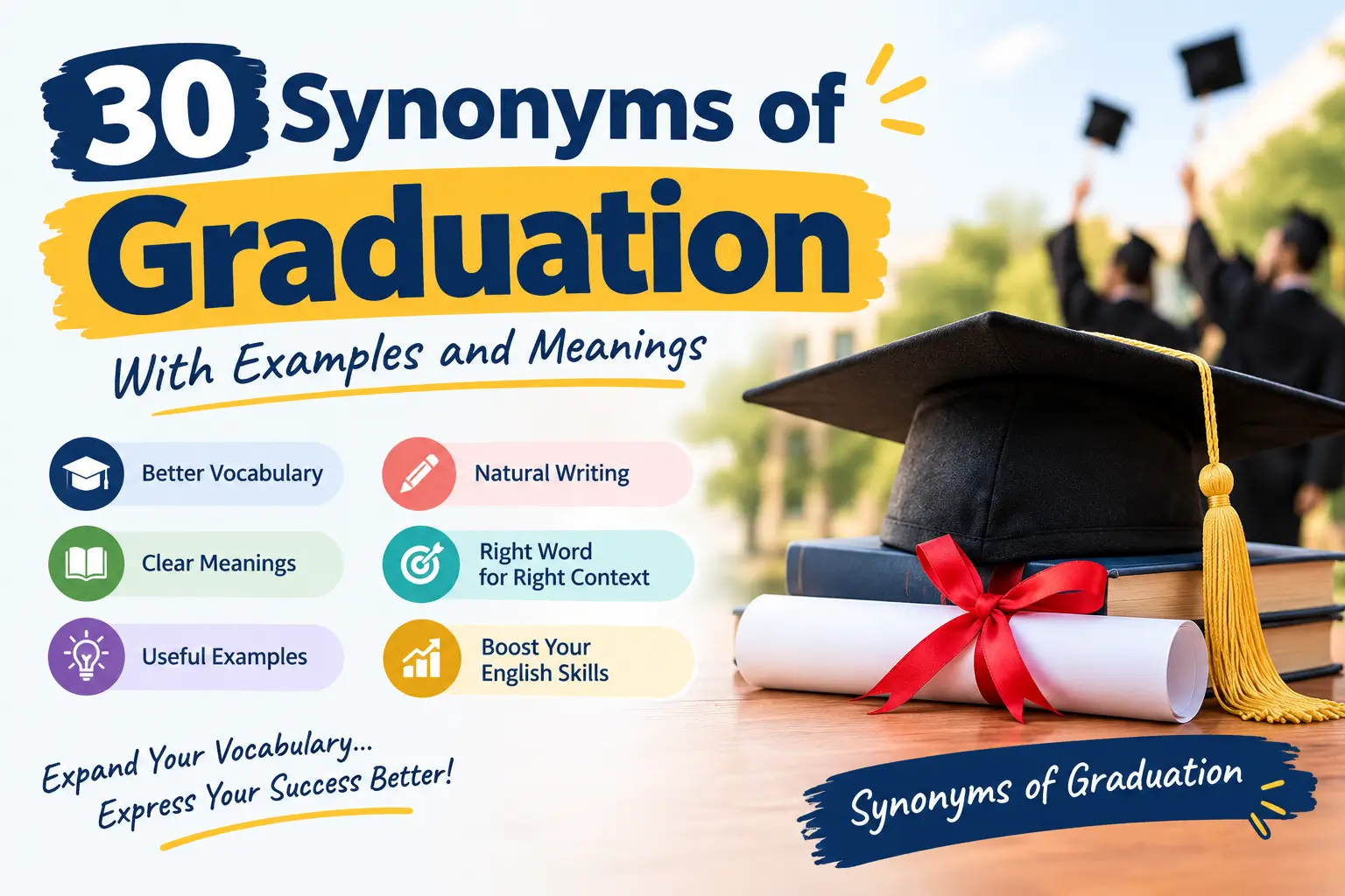 Synonyms of Graduation – alternative words and related terms