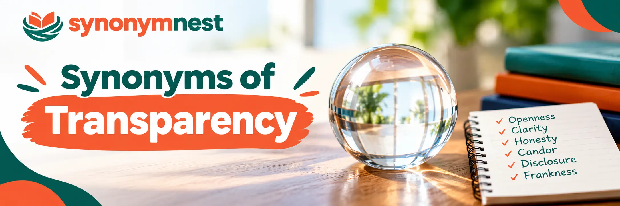 Synonyms of Transparency with examples and meanings