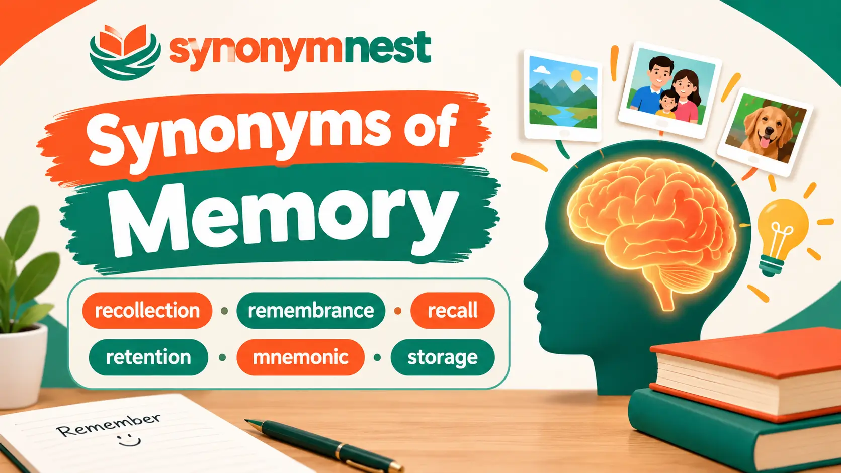Synonyms of memory with examples and meanings