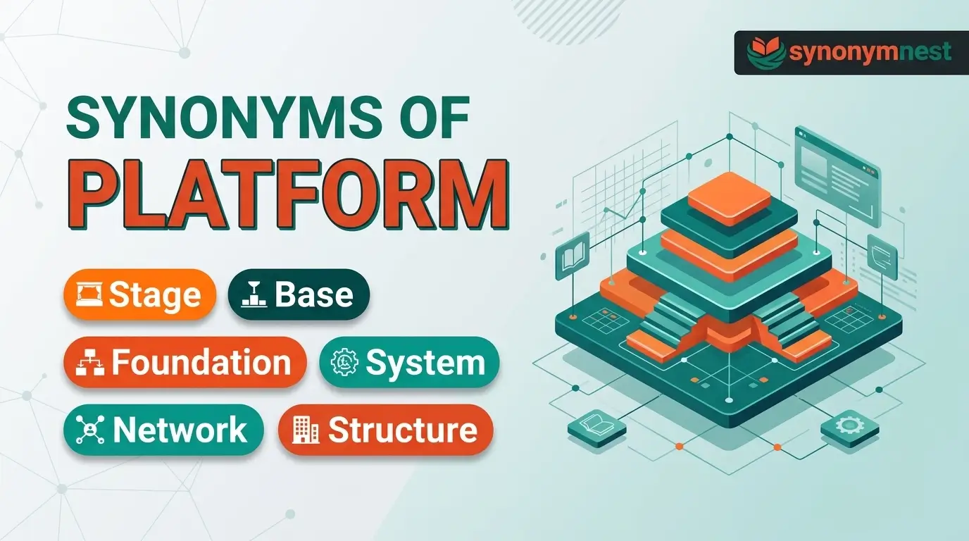Synonyms of Platform with examples and meanings for English learners