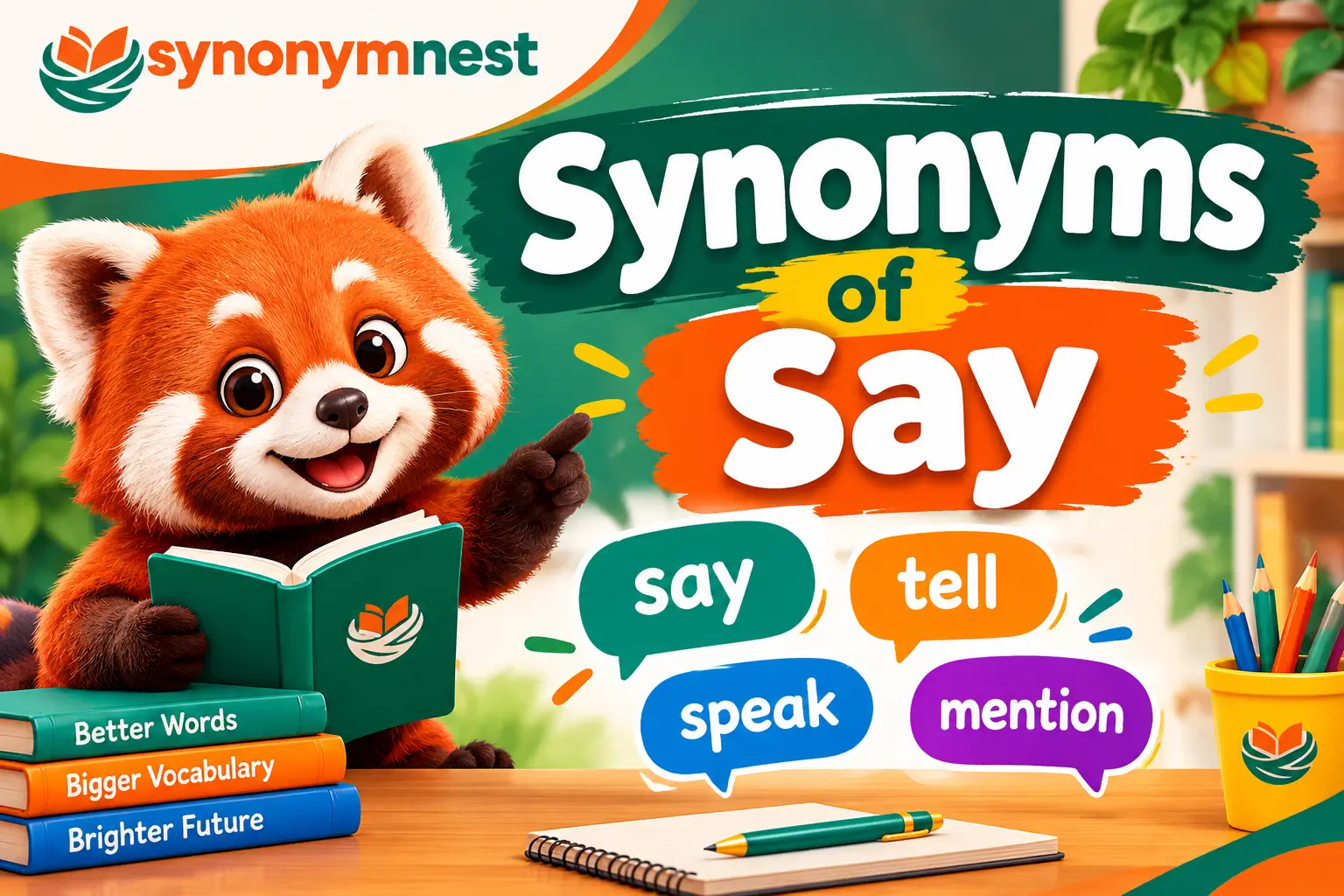 30 synonyms of say with examples and explanations for English vocabulary learners