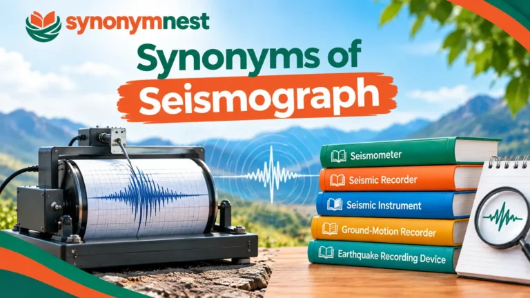 30 synonyms and related terms for seismograph